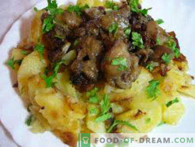 Maslata fried with potatoes, cooking recipes