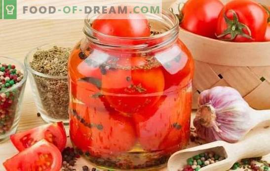 Tomatoes for the winter - quick recipes blanks of tomatoes. Ways of canning tomatoes - recipes for the winter, quickly and without hassle
