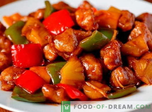 Pork in sweet and sour sauce - the best recipes. How to properly and tasty cook pork in sweet and sour sauce.