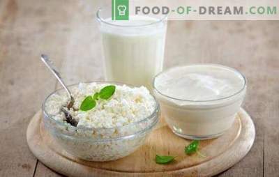 Un produs util este brânza de vaci produsă din lapte și chefir la domiciliu. Toate secretele gătitului de gătit de casă din lapte și chefir