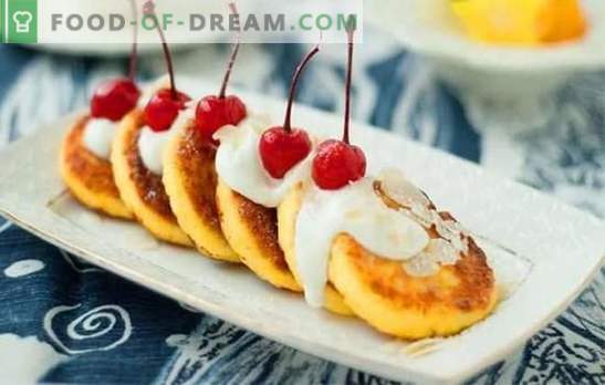 Curd cheesecakes: a step-by-step recipe for a tasty, satisfying and healthy dish. Step-by-step recipe for curd cheesecakes in a frying pan, in an oven and a multicooker