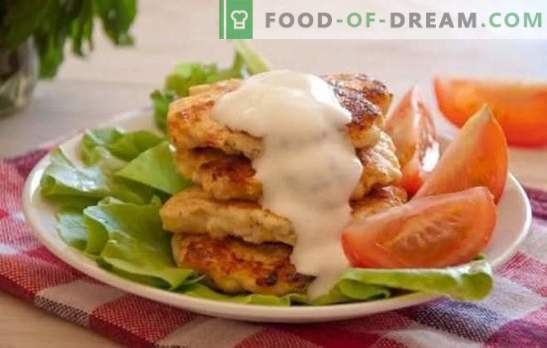 Chicken fritters with mayonnaise - faster than pies! Culinary avant-garde of the third millennium - recipe for chicken fritters with mayonnaise