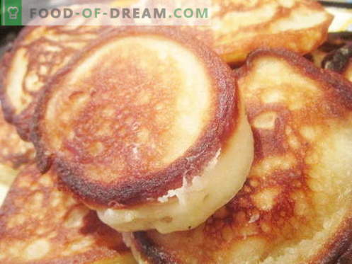 Fritters on yeast are the best recipes. How to properly and tasty cook pancakes with yeast.