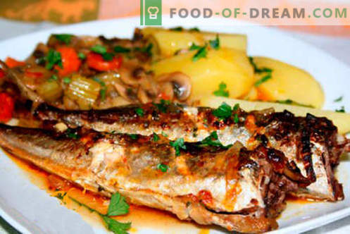 Mackerel with potatoes - the best recipes. How to properly and tasty cook mackerel with potatoes.