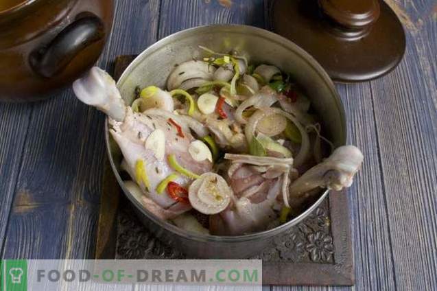 Buckwheat with chicken in the oven