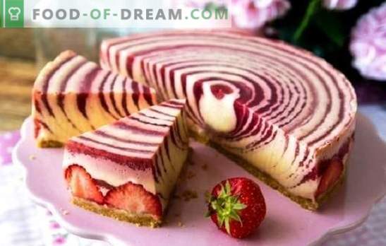 Zebra cake (step-by-step recipe) is an original dessert without much effort. Step-by-step recipes cake 