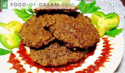 Liver patties are the best recipes. How to cook and properly Liver patties.