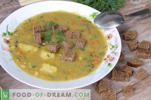 Pea soup step-by-step recipe with a photo - a budget option for the whole family