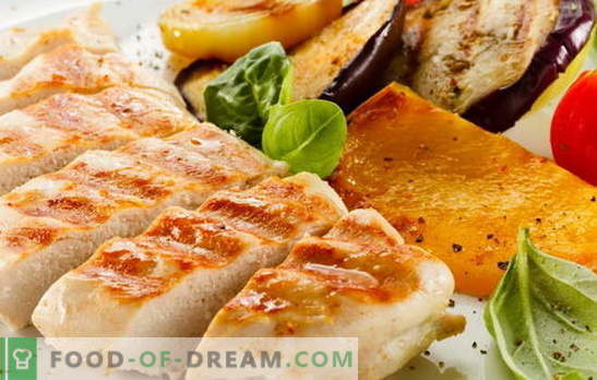 Grilled chicken fillet is elementary! Recipes for delicious chicken fillet on the grill in the oven, microwave, in a pan