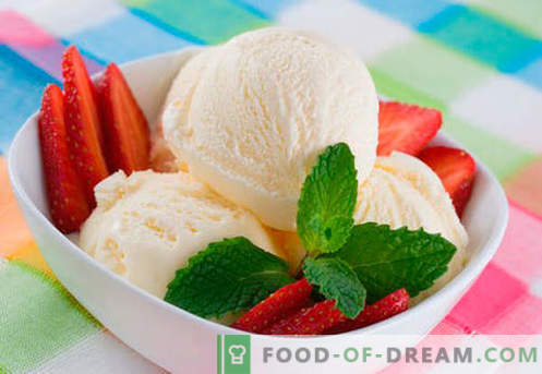 Homemade ice cream - the best recipes. How to quickly and tasty cook homemade ice cream.