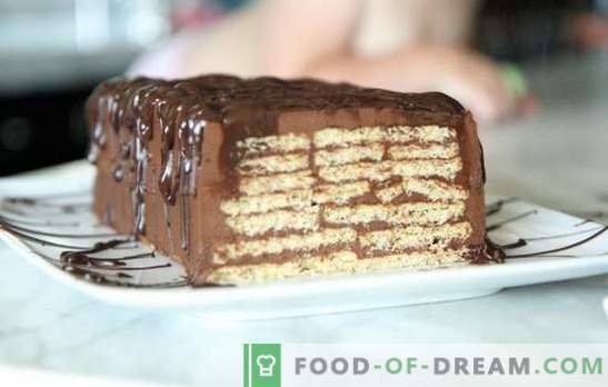 A cake without baking cookies and condensed milk - in minutes! How to make a cake from cookies and condensed milk without baking