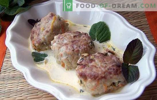 Meatballs in sour cream sauce - a hearty treat for children and adults. Recipes for meatballs in sour cream sauce: choose the right type of meat