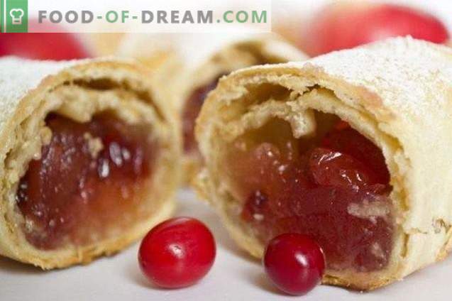 Viennese Strudel with Cranberries