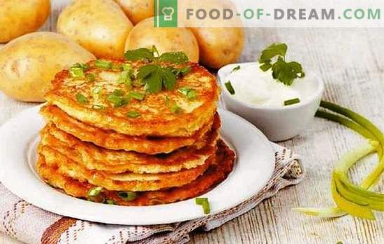 Belarusian pancakes - this is a potato! Recipes of various Belarusian pancakes: classic, with minced meat, mushrooms, garlic