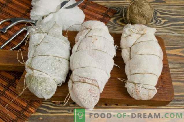 Dried chicken breast at home