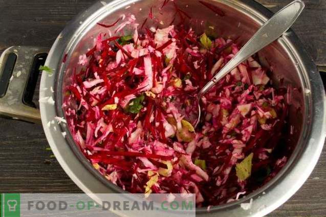 Pickled Cabbage with Beets