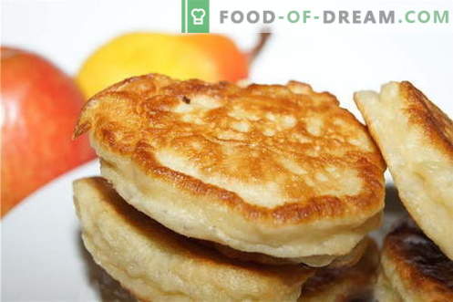 Fritters are the best recipes. How to properly and tasty cook lush pancakes.