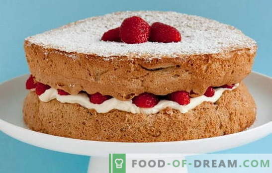 How to cook a lush sponge cake at home? The best recipes for sponge cake at home: sure to succeed!