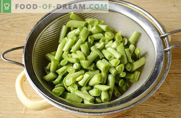 How to freeze green beans for the winter