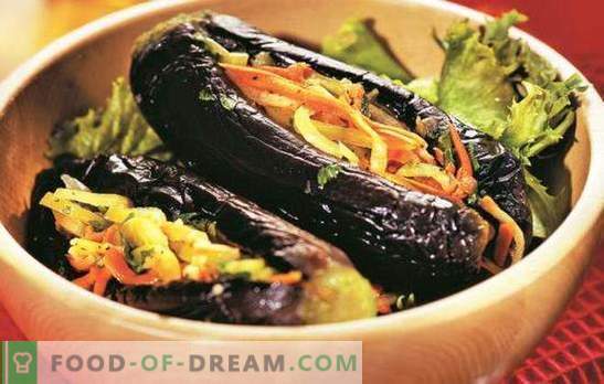 Eggplant stuffed with vegetables for the winter - ready snack. The best recipes for eggplants stuffed with vegetables for the winter