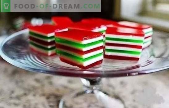Multilayer jelly at home: a rainbow of flavors and colors. How to make a beautiful and tasty jelly layers - the subtleties of a beautiful dessert