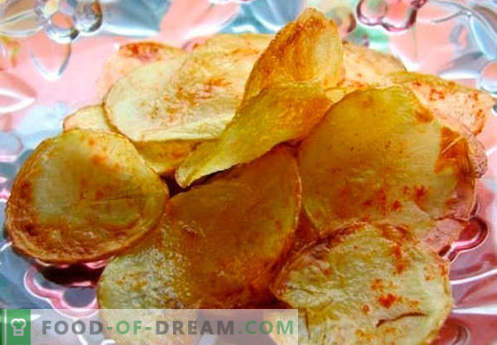 Homemade chips - the best cooking methods. How to cook chips at home.