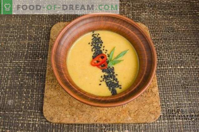 Sopa crema vegetariana - cocina clásica india