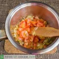 Vegetarian cream soup - classic Indian cuisine