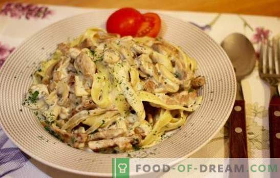 Pork pasta - a piece of Italy in your kitchen. The best recipes for properly cooked pork pasta