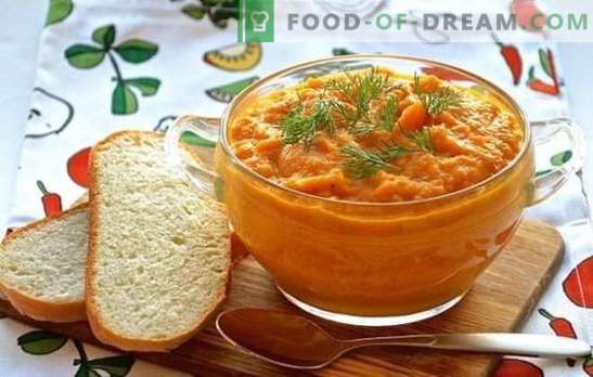 Homemade recipes for the preparation of squash caviar with carrots. To the squash caviar with carrots serve any side dish