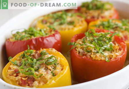 Peppers stuffed with meat are the best recipes. How to properly and cook stuffed peppers.