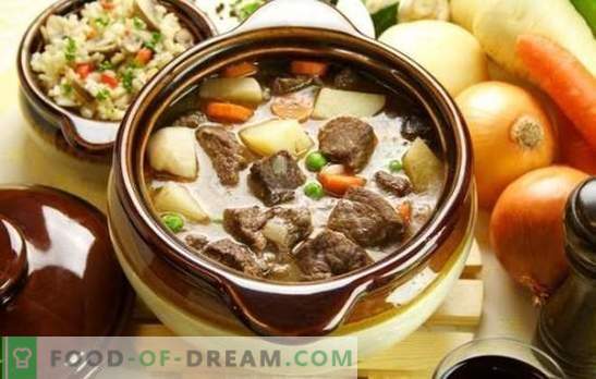 Mutton in a pot is a good meat for real gourmets. How to cook lamb in a pot in the oven in different ways