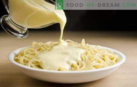 Delicious creamy sauce for pasta - the key to the perfect dish! Recipes cream sauces for pasta with mushrooms, shrimps, cheese, salmon