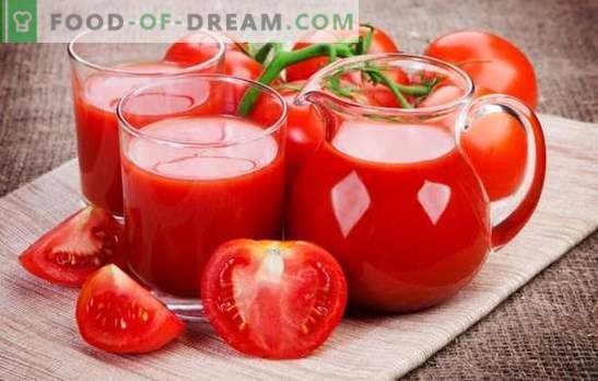 We make tomato juice at home: natural, with vegetables, apples or spices. Methods of making tomato juice for the winter at home