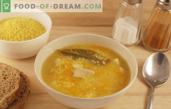 Field soup with millet: the secrets of the Cossack cuisine. Recipes soup with millet with the historical 
