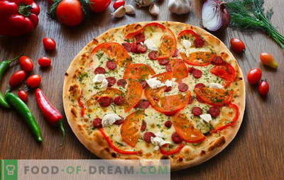 Pepperoni pizza: variations of delicious Italian pie. The best pepperoni pizza recipes with salami, mozzarella, tomatoes