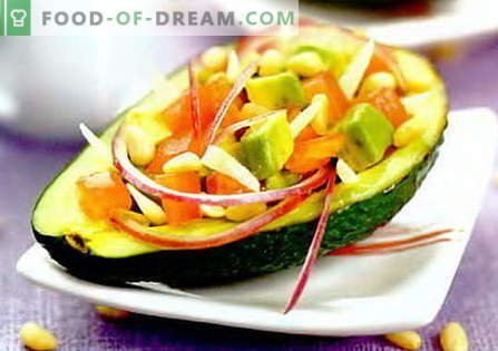 Avocado Salad - the best recipes. How to properly and tasty to prepare a salad with avocado.