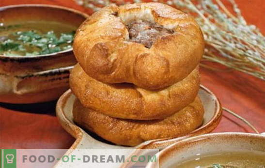Yeast belyashi - a truly Tatar dish? Recipes of fragrant and juicy whites on yeast with different fillings