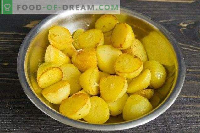 Fried Young Potatoes in Indian Spices