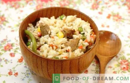 Rice with meat in a slow cooker: from pilaf to paella. Recipes of popular rice dishes with meat in a slow cooker: simple and original