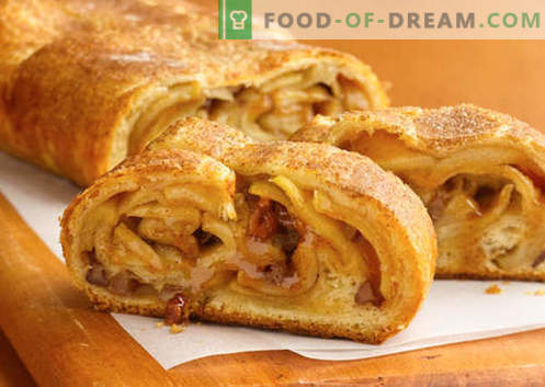 Puff strudel - the best recipes. How to properly and tasty cook puff pastry strudel.