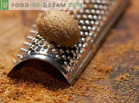 Nutmeg - properties and use in cooking. Recipes with nutmeg.