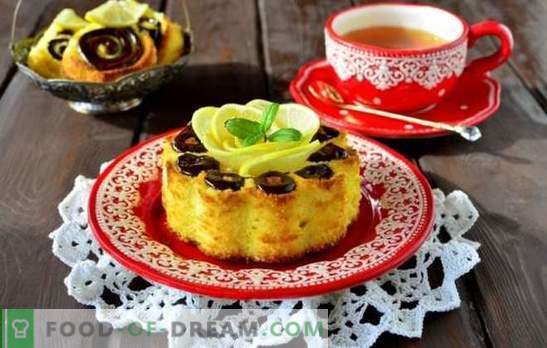 How to make lemon sponge cake in the oven and the slow cooker. The subtleties of cooking lemon sponge cake with impregnation, on kefir, with poppy