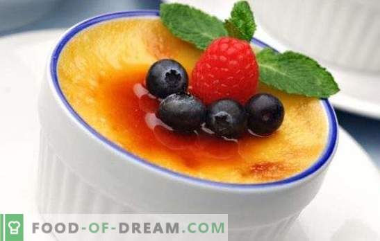 How to make creme brulee at home. Incredible variety of cooking methods for creme brulee