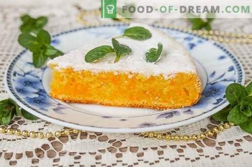 Carrot cake - tasty, economical and healthy!
