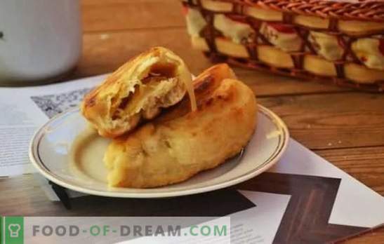 Patties with cabbage - Russian fast food in step-by-step recipes. Types of dough for cabbage pies - step-by-step recipes and cooking secrets