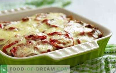 Potato casserole with minced meat and tomatoes - a juicy dish! Cooking simple potato casseroles with minced meat and tomatoes