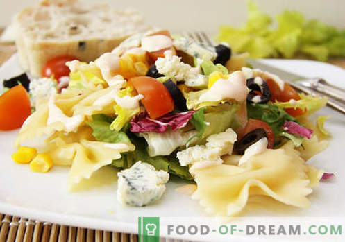 Salad with olives - five best recipes. How to properly and deliciously prepare a salad with olives.