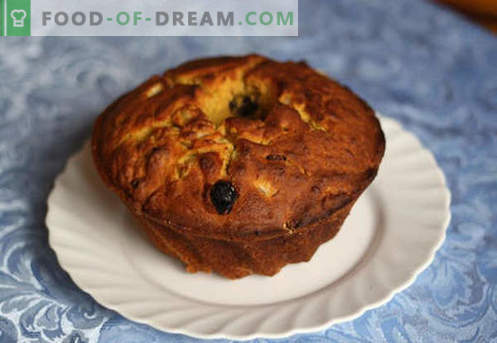 Muffins with raisins are the best recipes. How to quickly and tasty cook muffins with raisins.