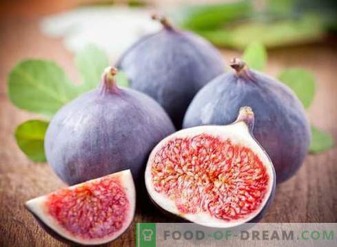 Figs - useful properties, use in cooking. Recipes with figs.